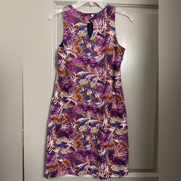 Tommy Bahama Hawaiian Floral Sleeveless Shift Dress - XS | 100% Silk - Picture 4 of 5